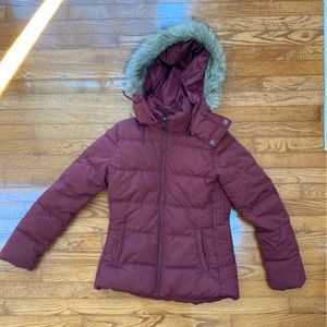 OLD NAVY MAROON WINTER COAT